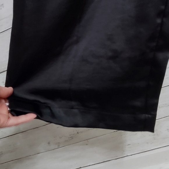 A New Day Silky Black wide Leg Trouser size 6 NWOT - Picture 7 of 9